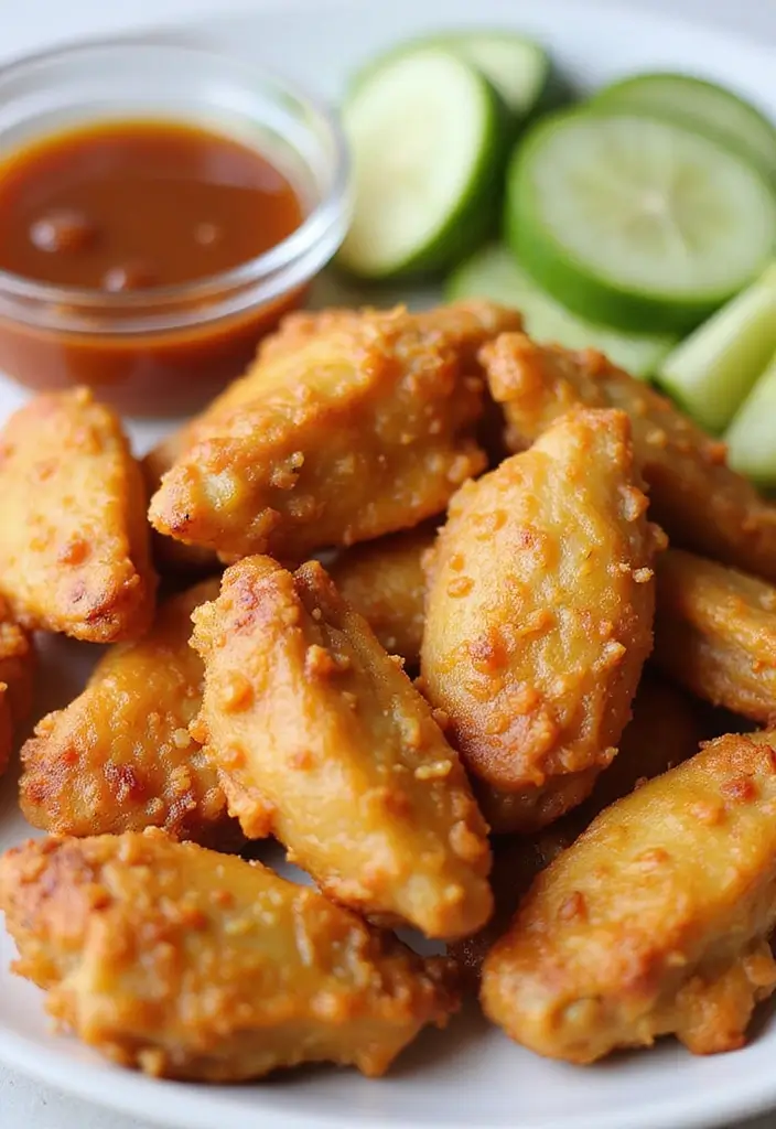27 Honey Garlic Chicken Wings Recipes That Are Addictively Crispy - 26. Honey Garlic Vegan Wings