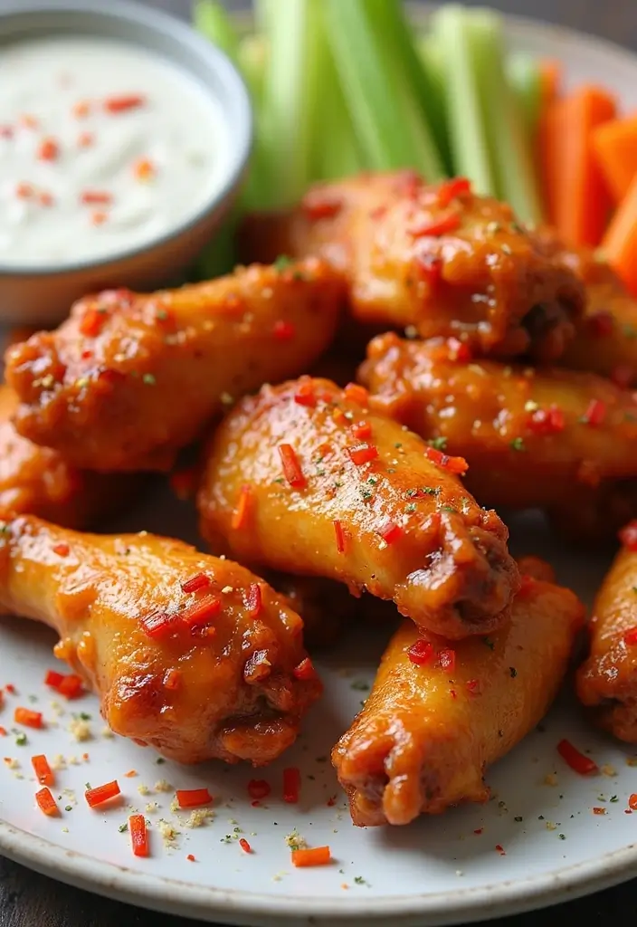 27 Honey Garlic Chicken Wings Recipes That Are Addictively Crispy - 4. Sweet and Spicy Honey Garlic Wings