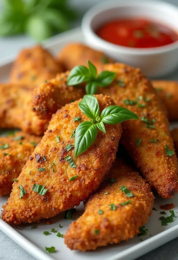 26 Almond Flour Chicken Tenders That Are Crispy Keto & Gluten-Free 11 26 Almond Flour Chicken Tenders That Are Crispy Keto & Gluten-Free - 10. Italian Herb Almond Flour Chicken Tenders