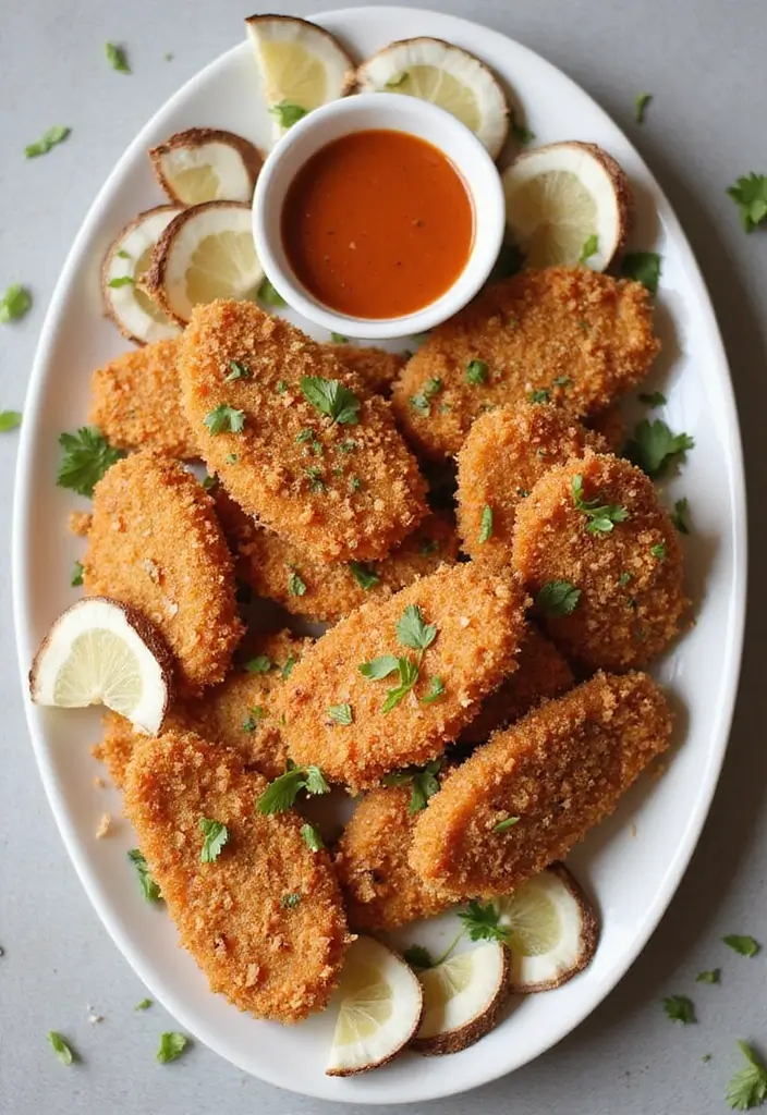 26 Almond Flour Chicken Tenders That Are Crispy Keto & Gluten-Free 12 26 Almond Flour Chicken Tenders That Are Crispy Keto & Gluten-Free - 11. Thai Coconut Almond Flour Chicken Tenders