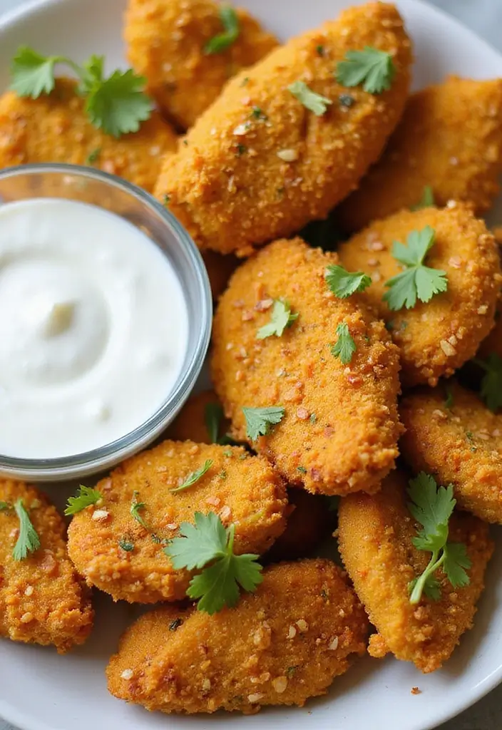 26 Almond Flour Chicken Tenders That Are Crispy Keto & Gluten-Free 16 26 Almond Flour Chicken Tenders That Are Crispy Keto & Gluten-Free - 15. Curry Almond Flour Chicken Tenders