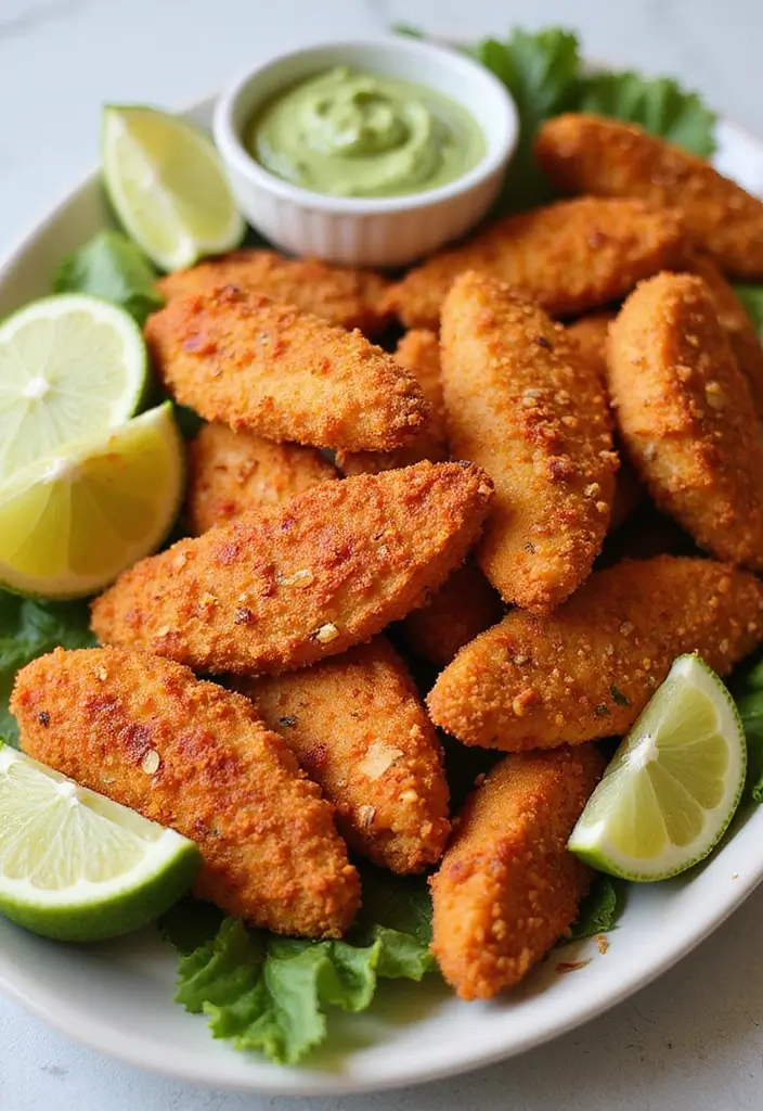 26 Almond Flour Chicken Tenders That Are Crispy Keto & Gluten-Free 3 26 Almond Flour Chicken Tenders That Are Crispy Keto & Gluten-Free - 2. Spicy Chipotle Almond Flour Chicken Tenders