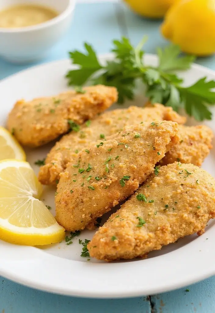 26 Almond Flour Chicken Tenders That Are Crispy Keto & Gluten-Free 4 26 Almond Flour Chicken Tenders That Are Crispy Keto & Gluten-Free - 3. Lemon Herb Almond Flour Chicken Tenders