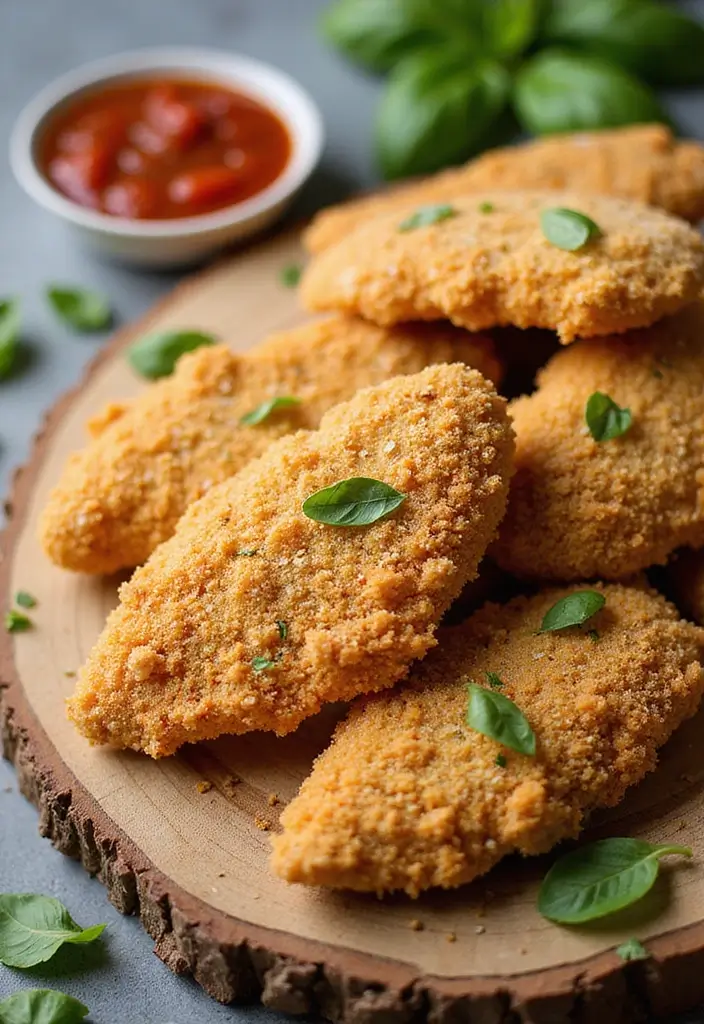 26 Almond Flour Chicken Tenders That Are Crispy Keto & Gluten-Free 5 26 Almond Flour Chicken Tenders That Are Crispy Keto & Gluten-Free - 4. Parmesan Almond Flour Chicken Tenders