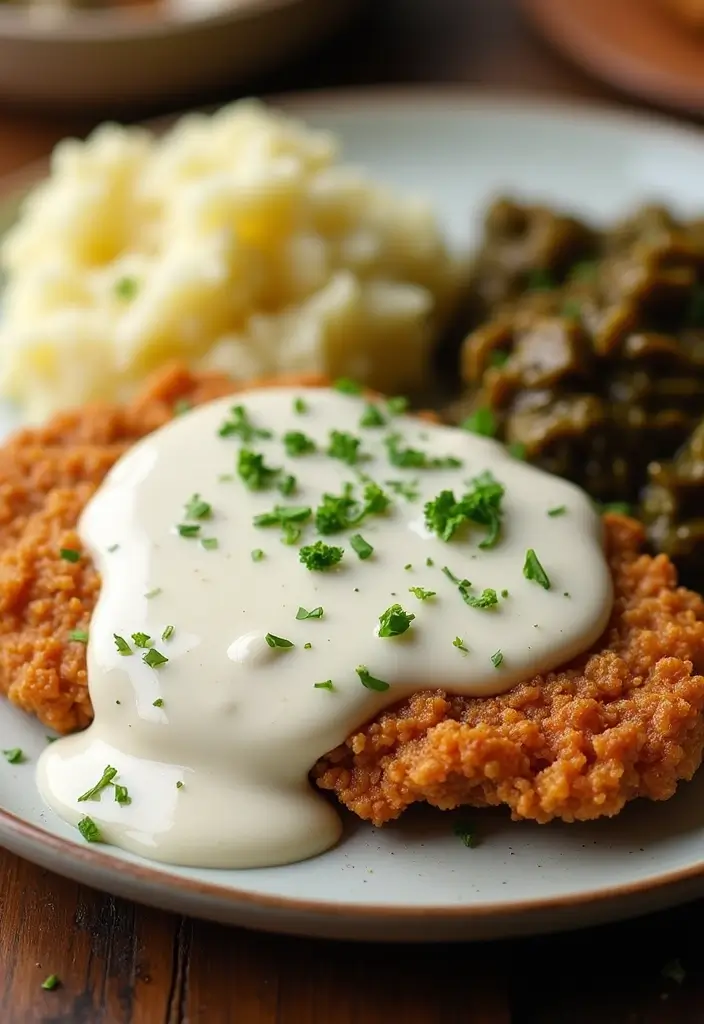 26 Chicken Fried Steak Gravy Recipes That Are Rich & Creamy - 1. Classic Southern Chicken Fried Steak Gravy