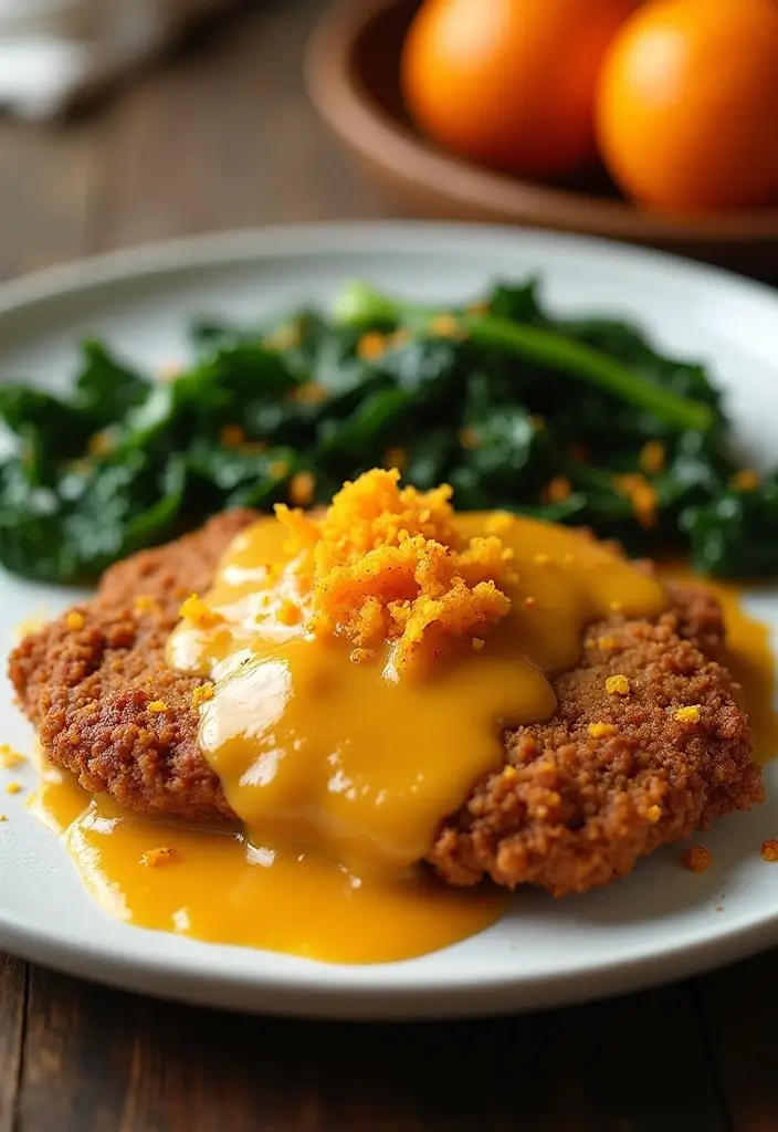 26 Chicken Fried Steak Gravy Recipes That Are Rich & Creamy - 10. Sweet Potato Chicken Fried Steak Gravy