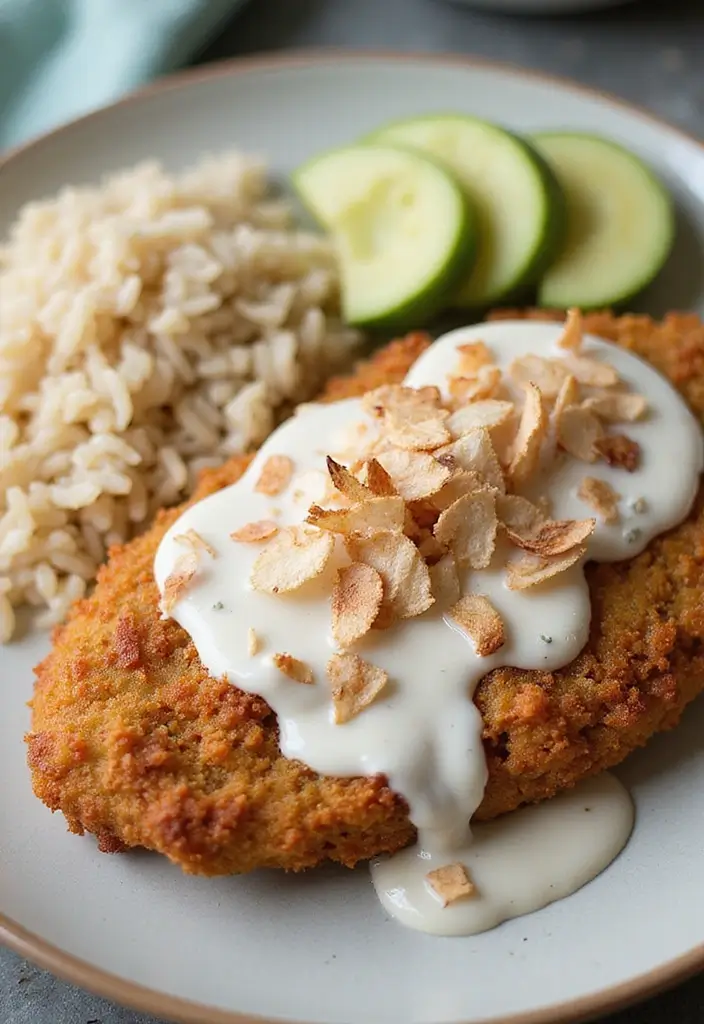 26 Chicken Fried Steak Gravy Recipes That Are Rich & Creamy - 11. Coconut Milk Chicken Fried Steak Gravy