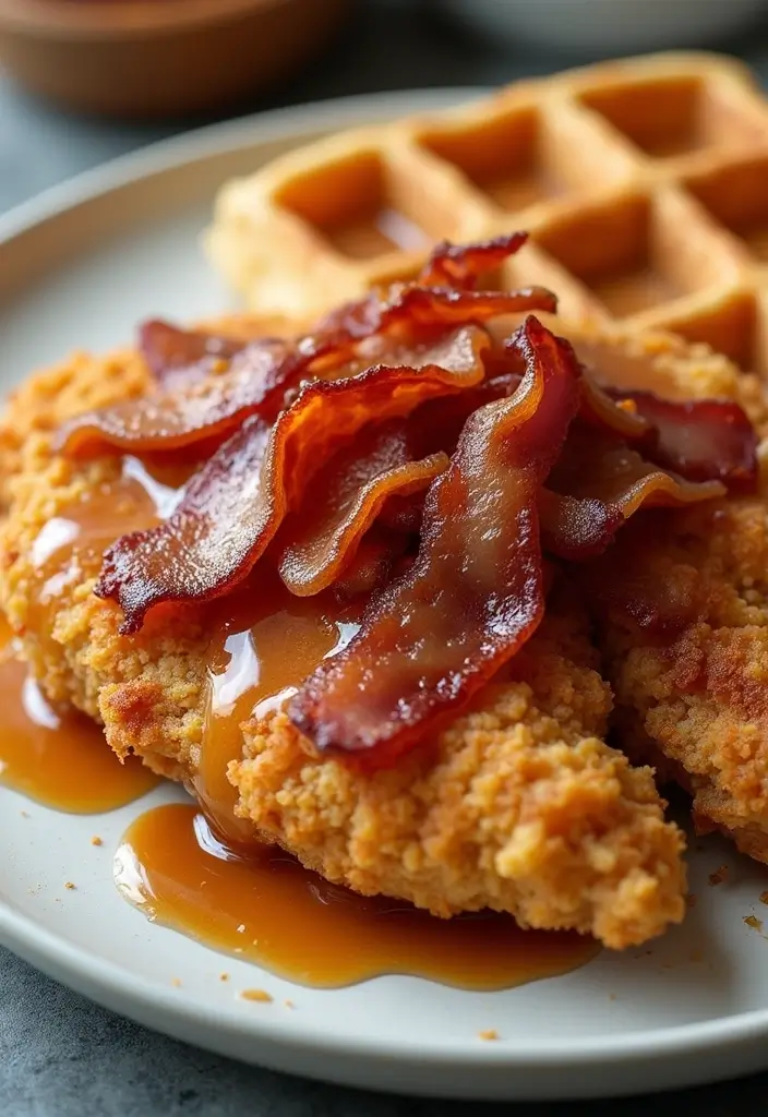 26 Chicken Fried Steak Gravy Recipes That Are Rich & Creamy - 20. Maple Bacon Chicken Fried Steak Gravy
