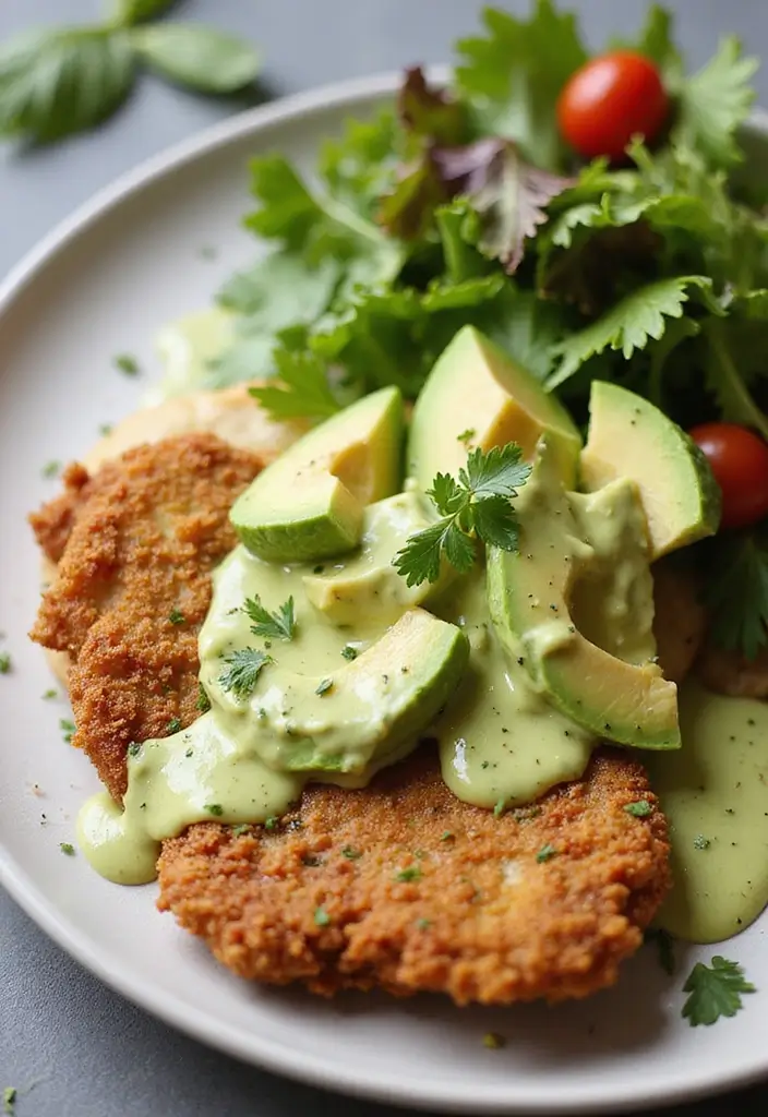 26 Chicken Fried Steak Gravy Recipes That Are Rich & Creamy - 22. Avocado Chicken Fried Steak Gravy