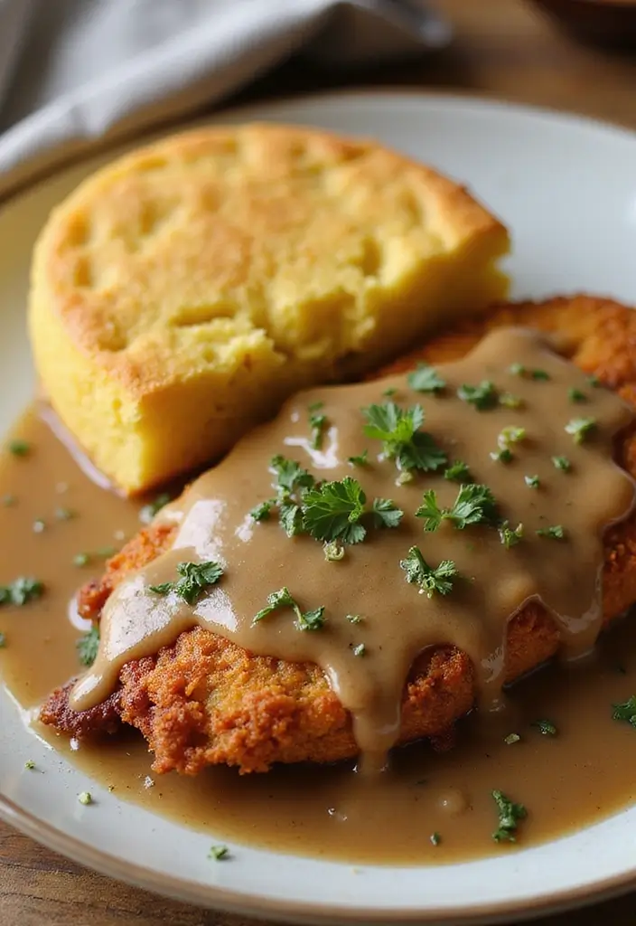 26 Chicken Fried Steak Gravy Recipes That Are Rich & Creamy - 8. Herb-Infused Chicken Fried Steak Gravy