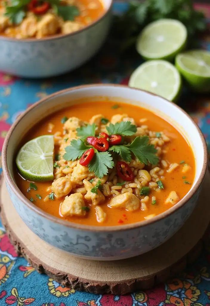 26 Mexican Chicken and Rice Soup Recipes That Warm the Soul - 2. Spicy Lime Chicken and Rice Soup