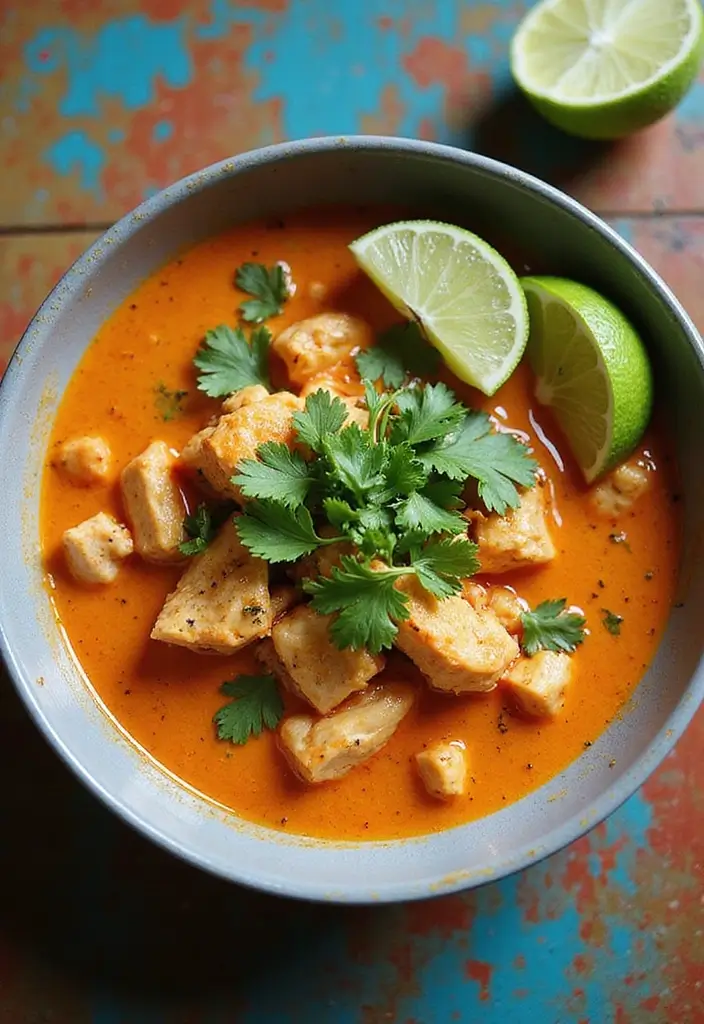 27 Authentic Chicken Tortilla Soup Recipes Full of Flavor - 15. Thai-Inspired Chicken Tortilla Soup