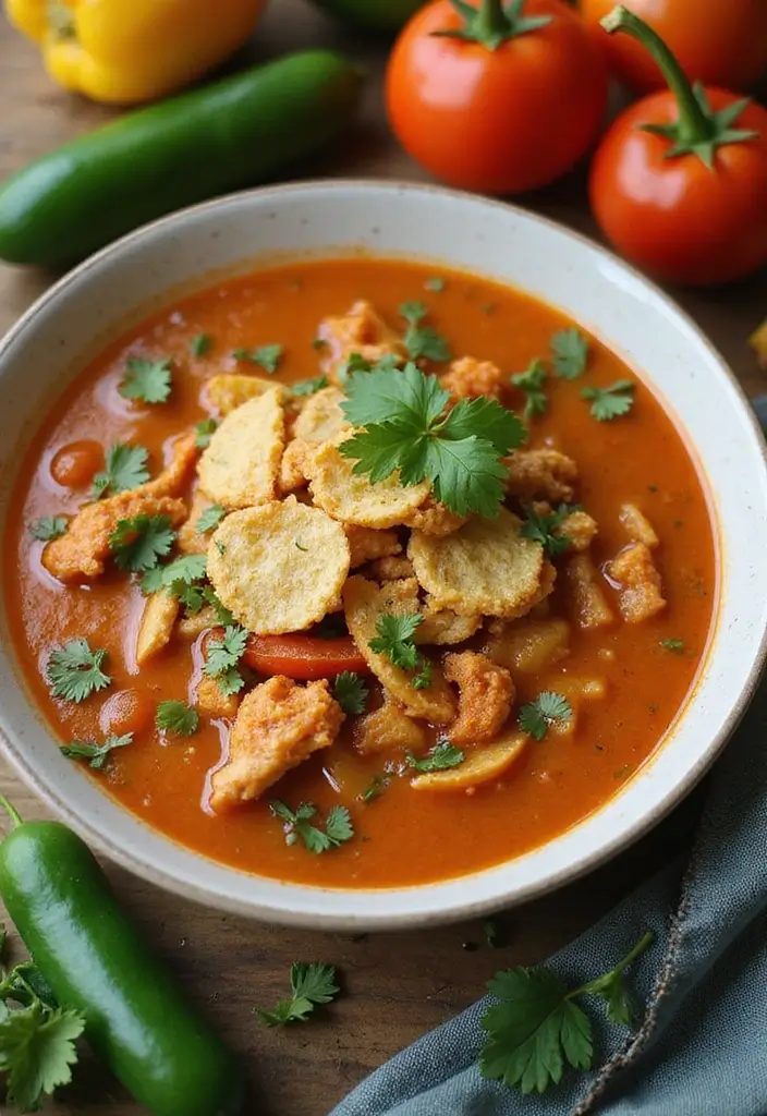 27 Authentic Chicken Tortilla Soup Recipes Full of Flavor - 16. Vegan Chicken Tortilla Soup