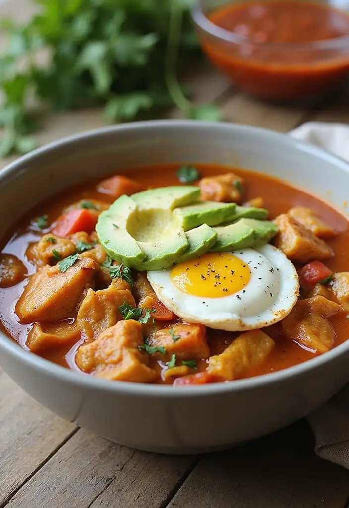 27 Authentic Chicken Tortilla Soup Recipes Full of Flavor - 17. Breakfast Chicken Tortilla Soup
