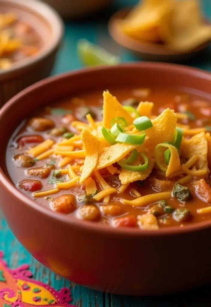 27 Authentic Chicken Tortilla Soup Recipes Full of Flavor - 18. Fiesta Chicken Tortilla Soup