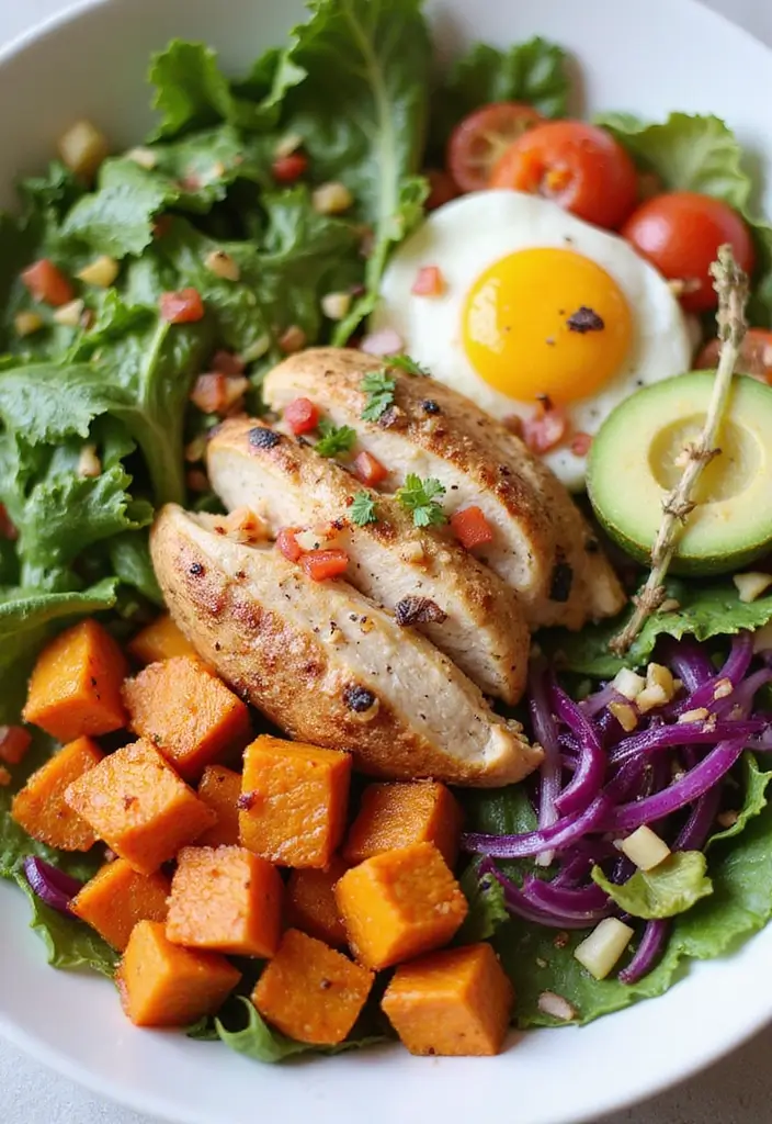 27 BLT Chicken Salad Recipe Variations That Are Fresh & Flavorful - 21. Sweet Potato BLT Chicken Salad
