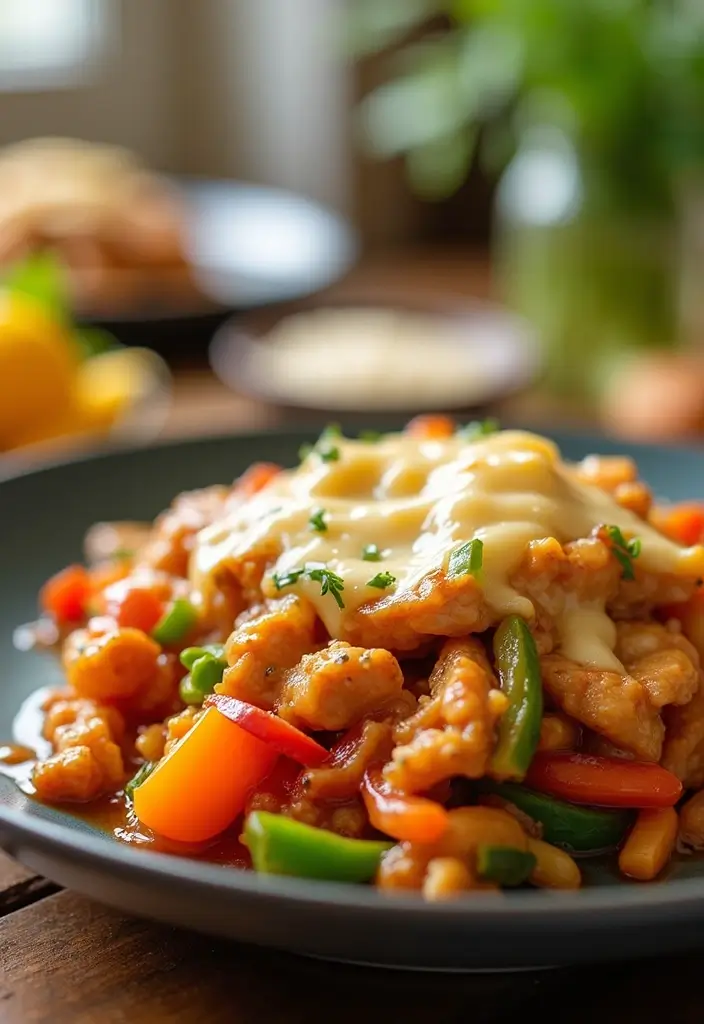 27 Casserole with Rotisserie Chicken Recipes That Save Dinner - 10. Teriyaki Chicken Casserole