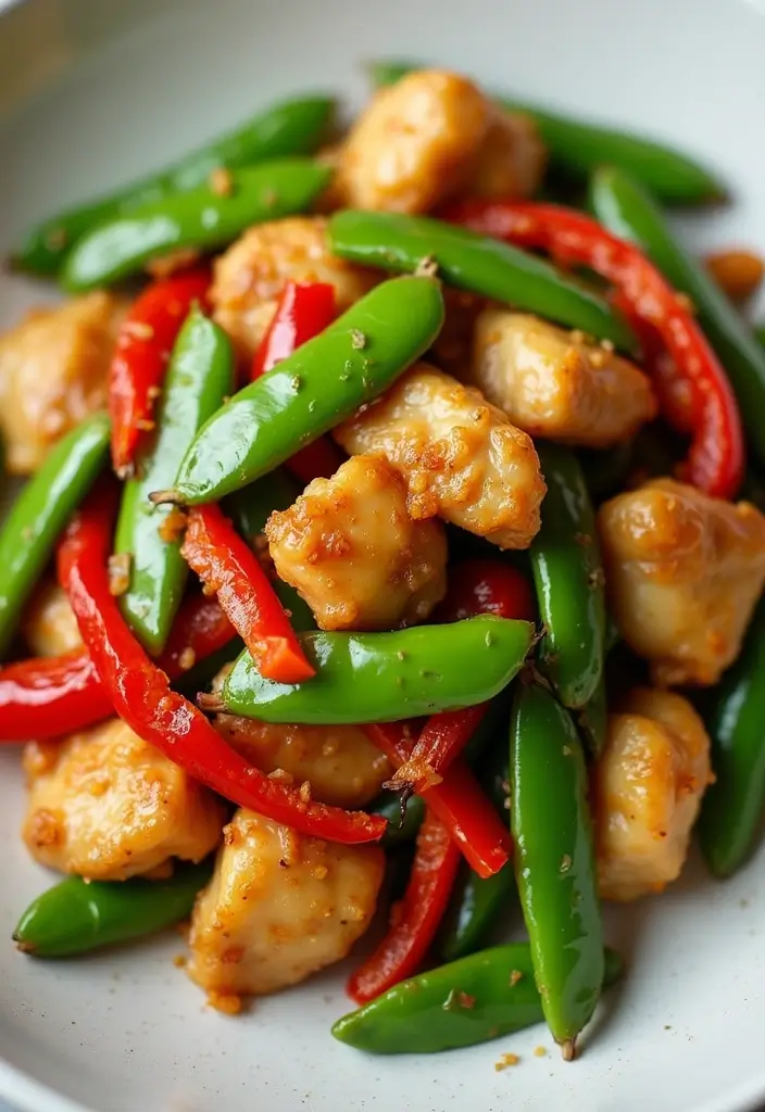 27 Chicken Meal Prep Recipes for Busy Weeks That Taste Fresh 14 27 Chicken Meal Prep Recipes for Busy Weeks That Taste Fresh - 13. Chicken Stir-Fry with Snow Peas