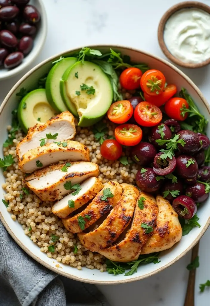 27 Chicken Meal Prep Recipes for Busy Weeks That Taste Fresh 3 27 Chicken Meal Prep Recipes for Busy Weeks That Taste Fresh - 2. Mediterranean Chicken Bowls