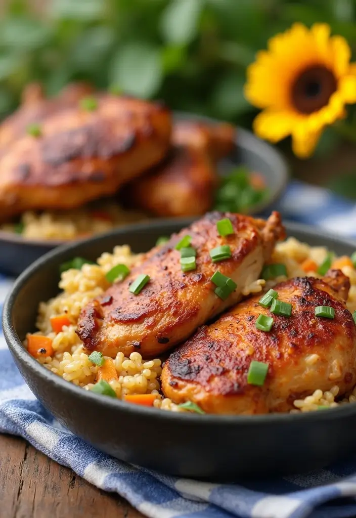 27 Chicken and Wild Rice Casserole Recipes That Feel Classic - 10. Barbecue Chicken and Wild Rice Casserole