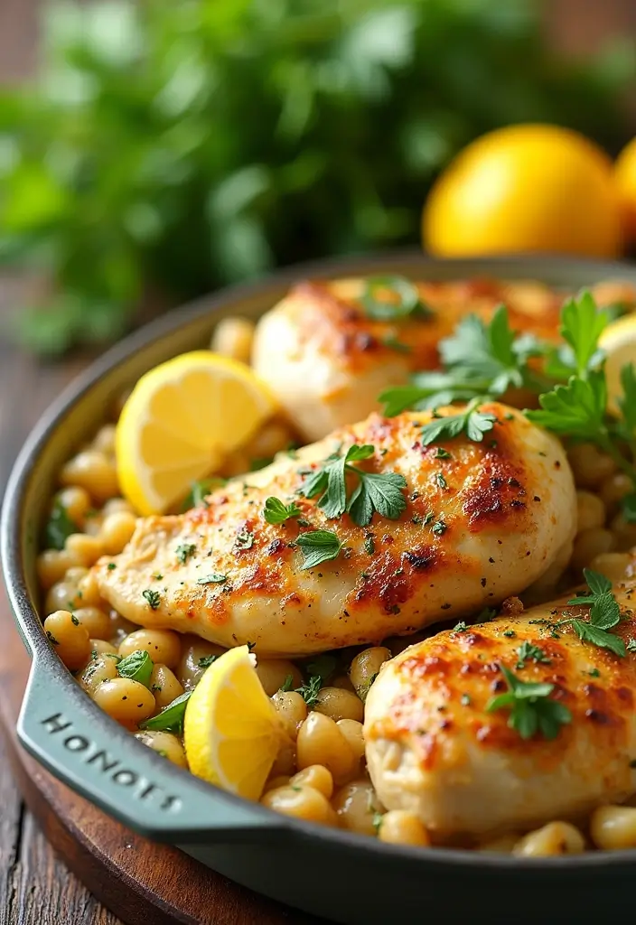 27 Chicken and Wild Rice Casserole Recipes That Feel Classic - 14. Lemon Herb Chicken and Wild Rice Casserole