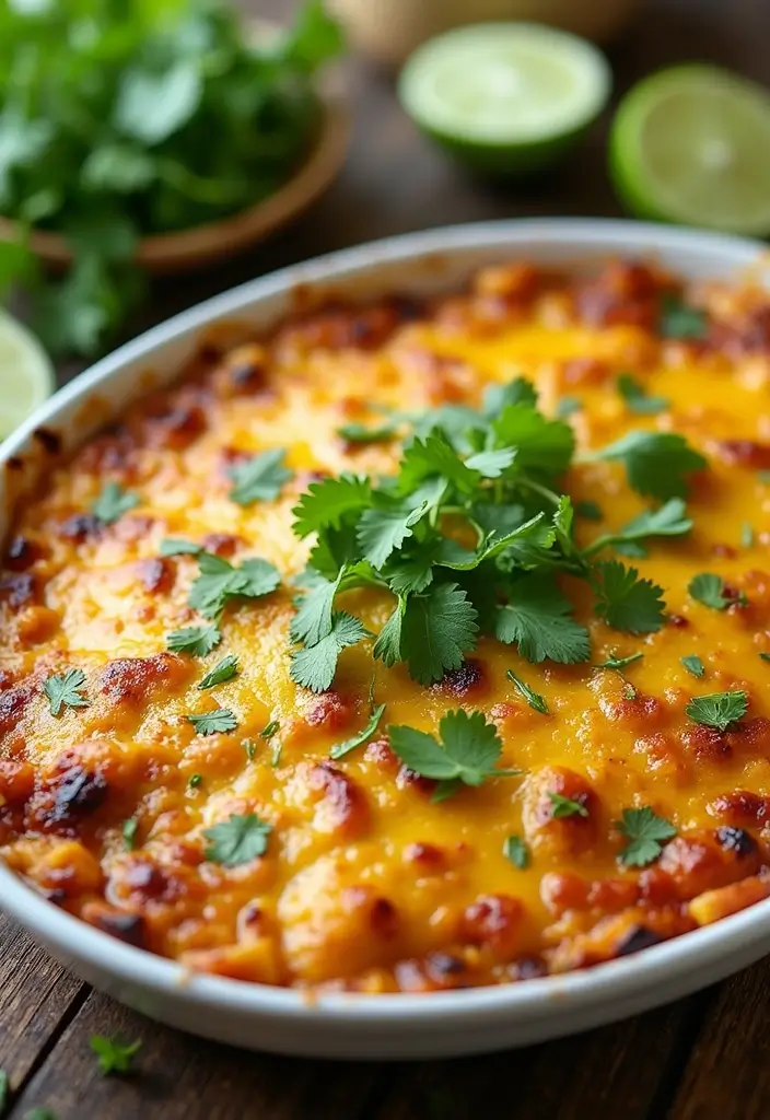 27 Chicken and Wild Rice Casserole Recipes That Feel Classic - 26. Cilantro Lime Chicken and Wild Rice Casserole