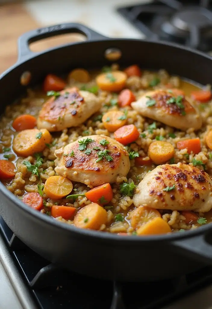 27 Chicken and Wild Rice Casserole Recipes That Feel Classic - 4. One-Pot Chicken and Wild Rice Casserole