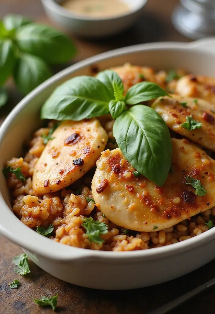 27 Chicken and Wild Rice Casserole Recipes That Feel Classic - 9. Italian Chicken and Wild Rice Casserole