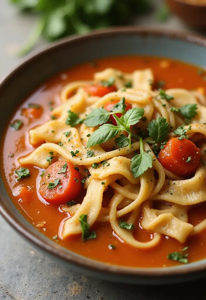 27 Homemade Chicken Noodle Soup Crockpot Recipes That Heal Fast - 24. Italian Chicken Noodle Soup