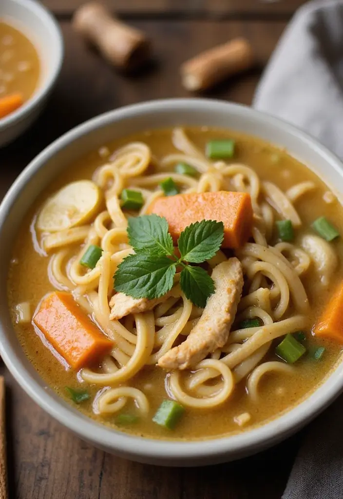27 Homemade Chicken Noodle Soup Crockpot Recipes That Heal Fast - 25. Honey Garlic Chicken Noodle Soup