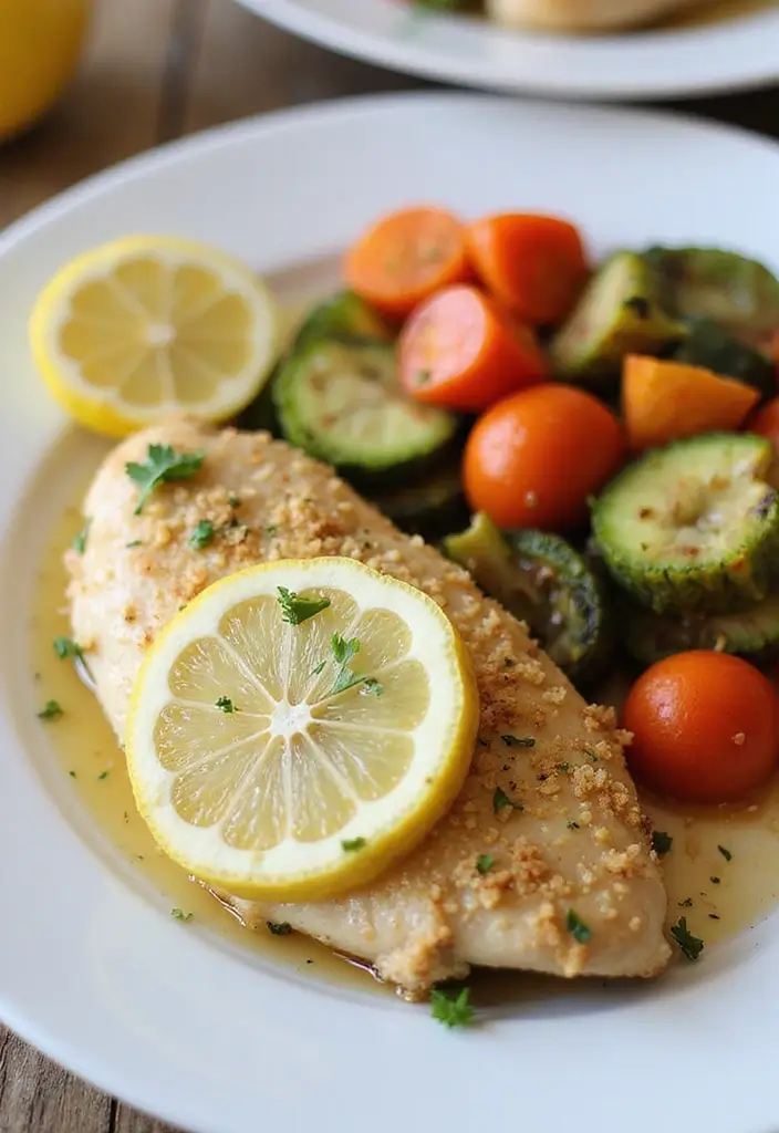 27 Lemon Chicken Breast Recipes That Feel Bright and Healthy - 21. Lemon Parmesan Crusted Chicken