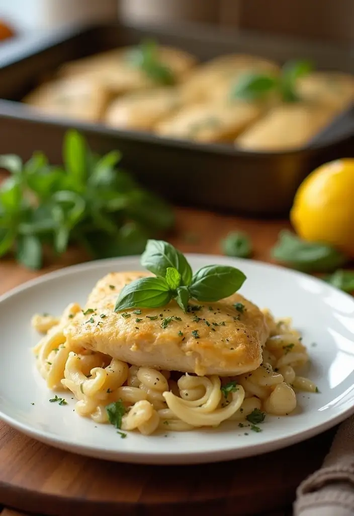27 Lemon Chicken Breast Recipes That Feel Bright and Healthy - 8. Lemon Basil Chicken Bake