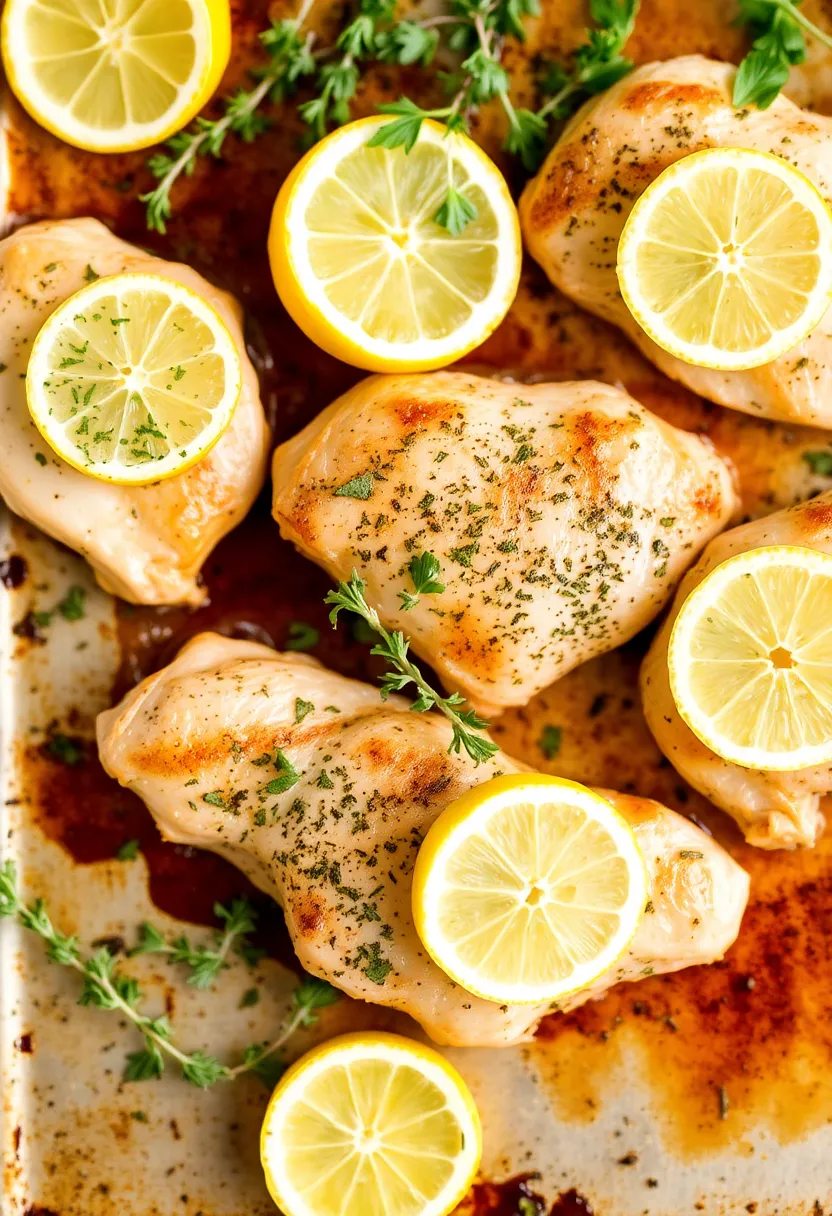 27 Sheet Pan Chicken Breast Recipes That Are Effortless & Juicy 26 27 Sheet Pan Chicken Breast Recipes That Are Effortless & Juicy - 25. Zesty Lemon Thyme Chicken