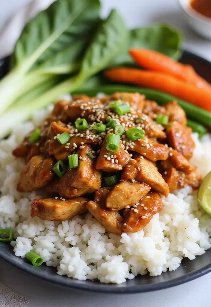 27 Shredded Chicken Instant Pot Recipes That Cook Fast - 6. Teriyaki Shredded Chicken