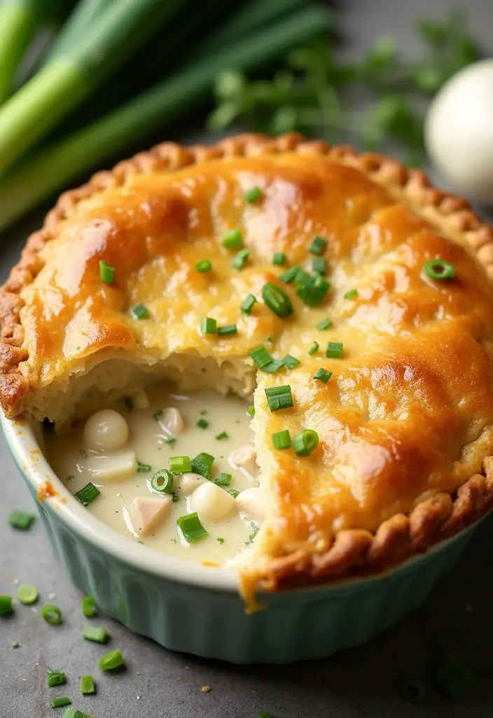 27 Sourdough Chicken Pot Pie Recipes That Are Rustic & Delicious - 5. Creamy Sourdough Chicken Pot Pie with Leeks