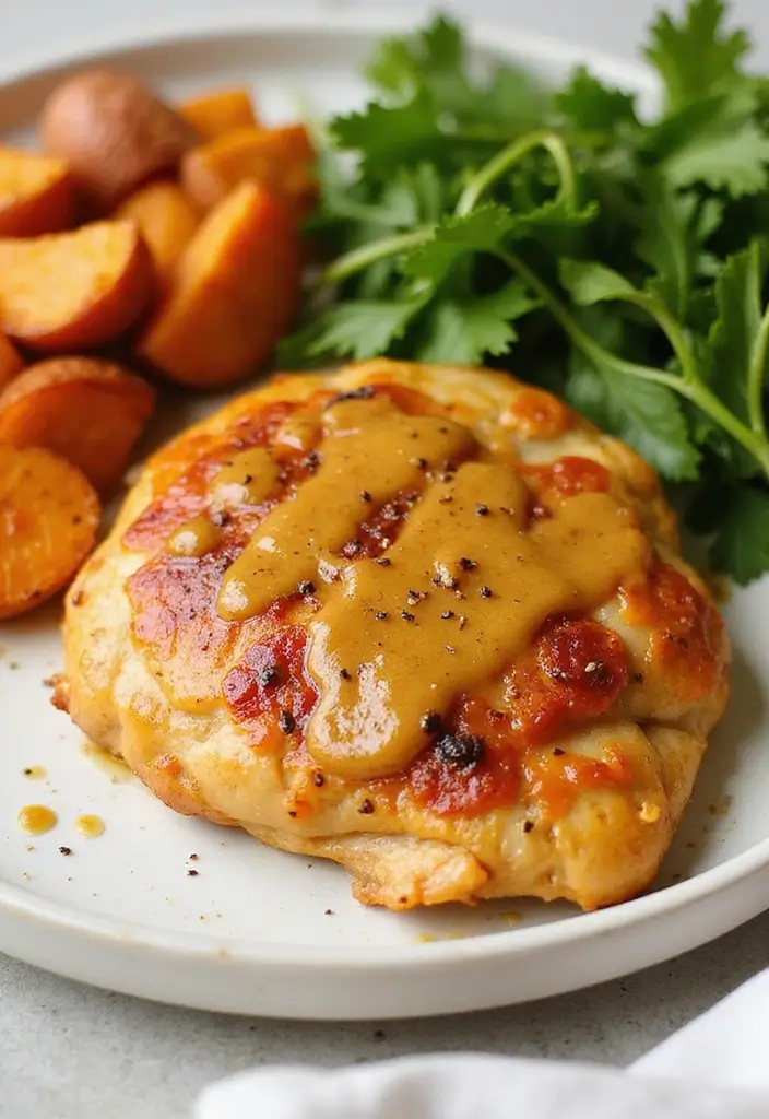 28 Baked Bone-In Chicken Breast Recipes That Stay Moist & Tender 12 28 Baked Bone-In Chicken Breast Recipes That Stay Moist & Tender - 11. Maple Mustard Chicken