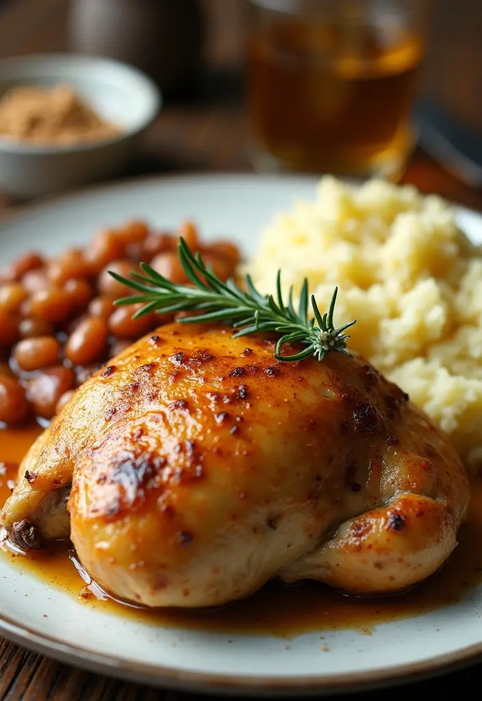 28 Baked Bone-In Chicken Breast Recipes That Stay Moist & Tender 16 28 Baked Bone-In Chicken Breast Recipes That Stay Moist & Tender - 15. Classic Roast Chicken with Rosemary