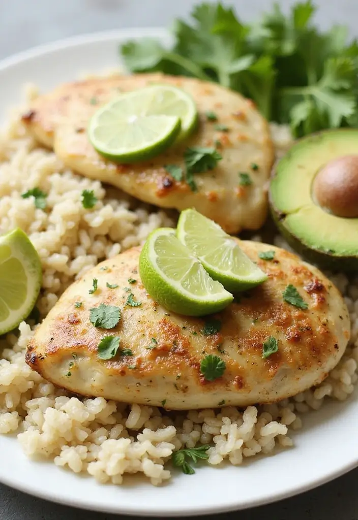 28 Baked Bone-In Chicken Breast Recipes That Stay Moist & Tender 19 28 Baked Bone-In Chicken Breast Recipes That Stay Moist & Tender - 18. Cilantro Lime Chicken