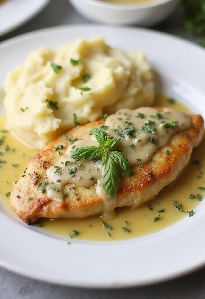 28 Baked Bone-In Chicken Breast Recipes That Stay Moist & Tender 22 28 Baked Bone-In Chicken Breast Recipes That Stay Moist & Tender - 21. Herb Butter Chicken