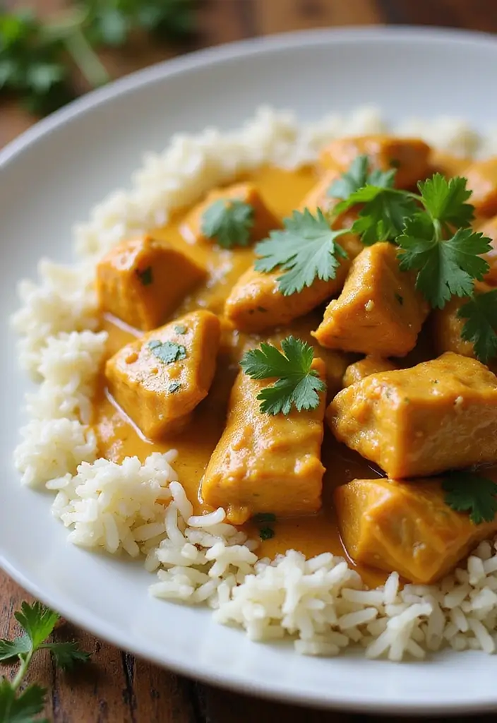 28 Baked Bone-In Chicken Breast Recipes That Stay Moist & Tender 24 28 Baked Bone-In Chicken Breast Recipes That Stay Moist & Tender - 23. Coconut Curry Chicken