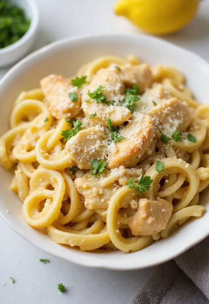 28 Creamy Lemon Pepper Chicken Recipes That Pop with Flavor - 2. Lemon Pepper Chicken Pasta