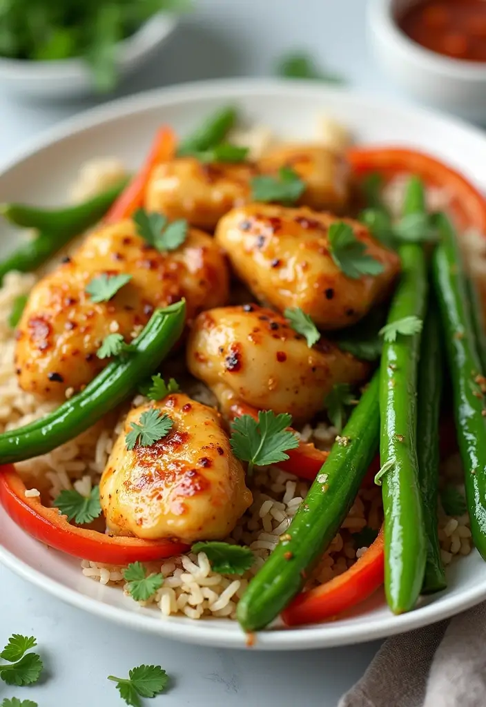 28 Creamy Lemon Pepper Chicken Recipes That Pop with Flavor - 23. Lemon Pepper Chicken and Green Bean Stir-Fry