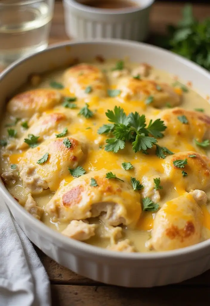 28 Creamy Lemon Pepper Chicken Recipes That Pop with Flavor - 3. Creamy Lemon Pepper Chicken Baked Casserole