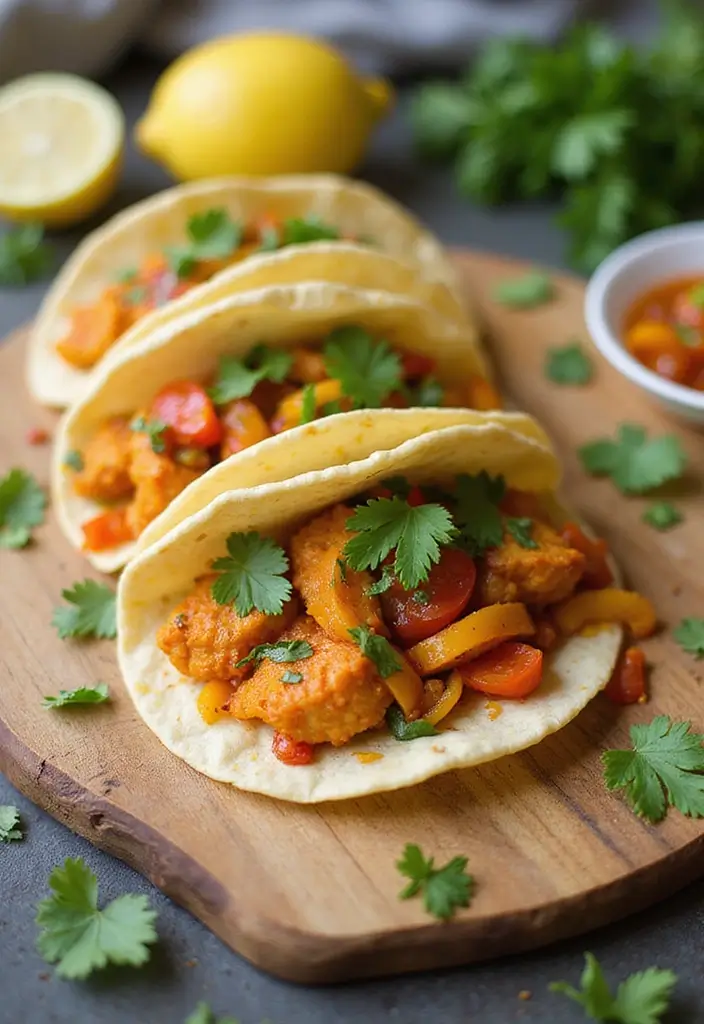 28 Creamy Lemon Pepper Chicken Recipes That Pop with Flavor - 5. Zesty Lemon Pepper Chicken Tacos