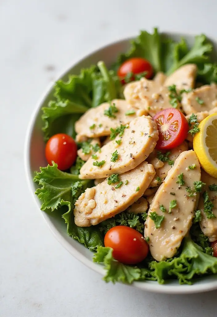 28 Creamy Lemon Pepper Chicken Recipes That Pop with Flavor - 6. Creamy Lemon Pepper Chicken Salad