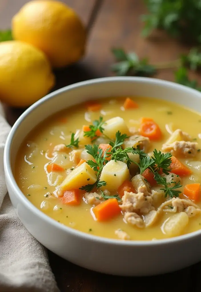 28 Creamy Lemon Pepper Chicken Recipes That Pop with Flavor - 8. Creamy Lemon Pepper Chicken Soup