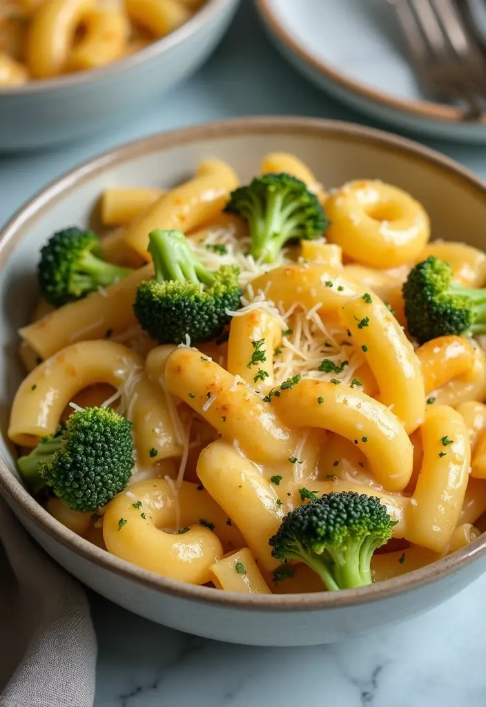 28 Crockpot Creamy Chicken Pasta Recipes That Feel Cozy & Hearty - 10. Cheesy Broccoli Chicken Pasta