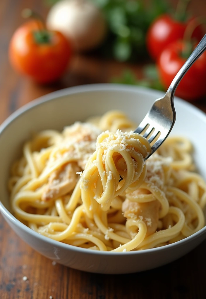 28 Crockpot Creamy Chicken Pasta Recipes That Feel Cozy & Hearty - 7. Alfredo Chicken Pasta