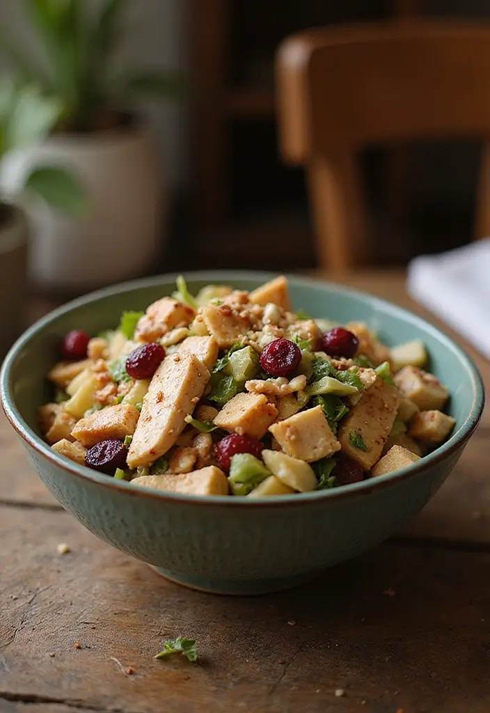 28 Fall Chicken Breast Recipes That Bring Cozy Autumn Flavors - 24. Chicken and Cranberry Salad
