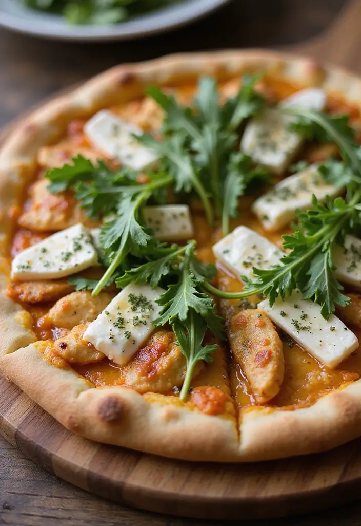 28 Hot Honey Feta Chicken Recipes That Are TikTok-Inspired & Yummy - 12. Hot Honey Feta Chicken Pizza